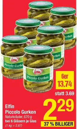 Maximarkt Elfin Piccolo Gurken Angebot