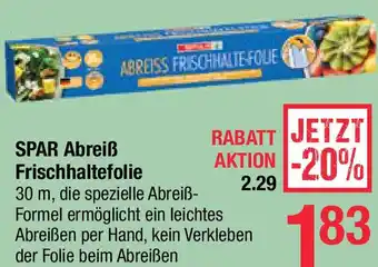 Maximarkt SPAR Abreiß Frischhaltefolie Angebot