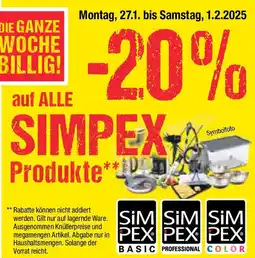 Maximarkt auf ALLE SIMPEX Produkte Angebot