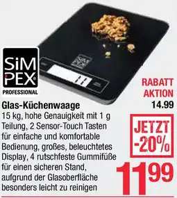 Maximarkt Glas-Küchenwaage Angebot