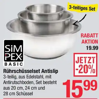 Maximarkt Rührschüsselset Antislip Angebot