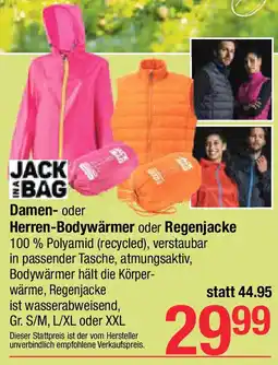 Maximarkt Damen- oder Herren-Bodywärmer oder Regenjacke Angebot