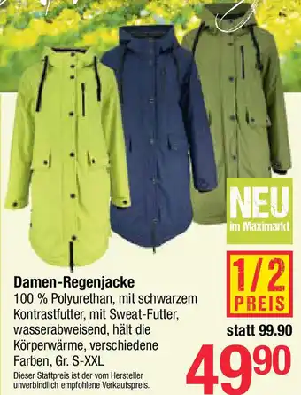 Maximarkt Damen-Regenjacke Angebot