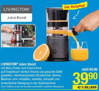 Maximarkt LIVINGTON Juice Boost Angebot