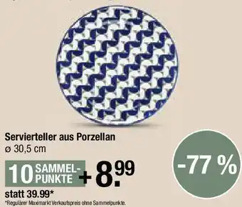 Maximarkt Servierteller aus Porzellan Angebot