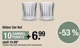 Maximarkt Gläser 2er-Set Angebot