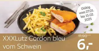 XXXLutz XXXLutz Cordon bleu vom Schwein Angebot