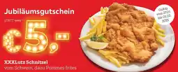 XXXLutz XXXLutz Schnitzel vom Schwein, dazu Pommes frites Angebot