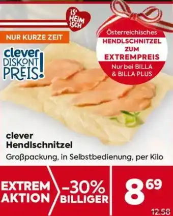 Billa Hendlschnitzel Angebot