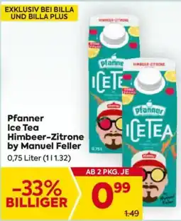 Billa Pfanner Ice Tea Himbeer-Zitrone by Manuel Feller Angebot