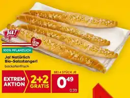 Billa Ja! Natürlich Bio-Salzstangerl Angebot