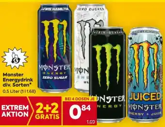 Billa Monster Energydrink div. Sorten* Angebot