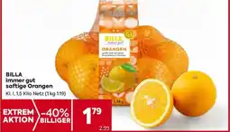 Billa BILLA immer gut saftige Orangen Angebot