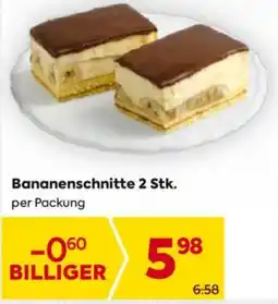 Billa Bananenschnitte Angebot