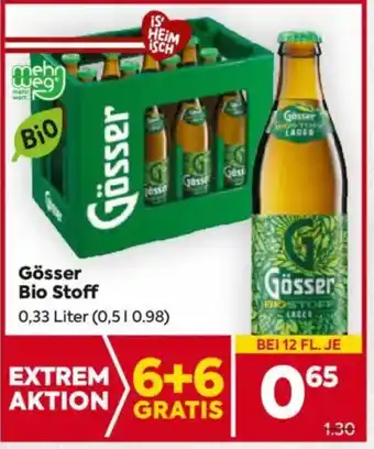 Billa Gösser Bio Stoff Angebot