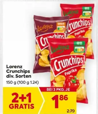 Billa Lorenz Crunchips Angebot