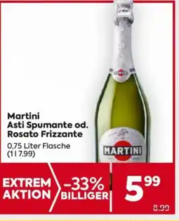 Billa Martini Asti Spumante od. Rosato Frizzante Angebot