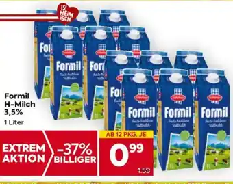 Billa Formil H-Milch 3,5% Angebot