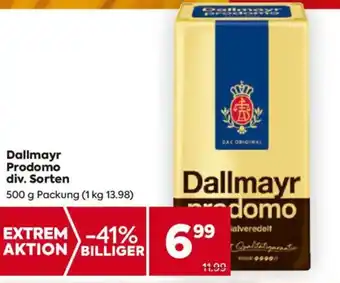 Billa Dallmayr Prodomo Angebot