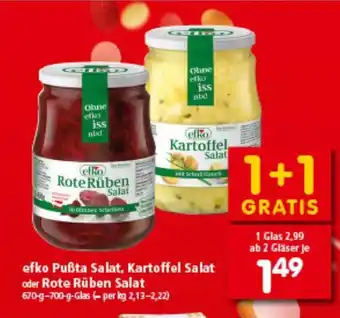 Interspar Efko pußta salat, kartoffel salat Angebot