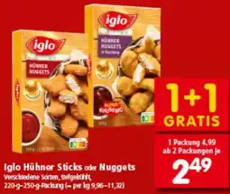 Interspar Iglo Hühner Sticks Angebot