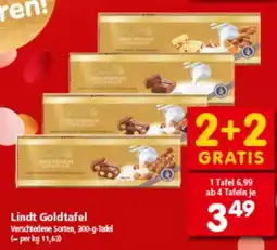 Interspar Lindt Goldtafel Angebot