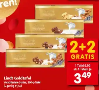 Interspar Lindt Goldtafel Angebot