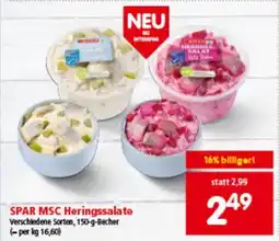 Interspar Spar msc heringssalate Angebot