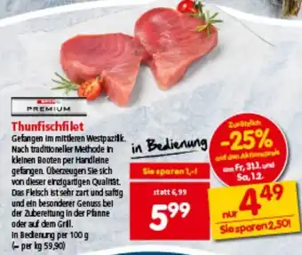 Interspar Thunfischfilet Angebot