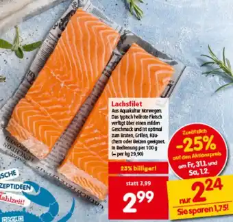 Interspar Lachsfilet Angebot