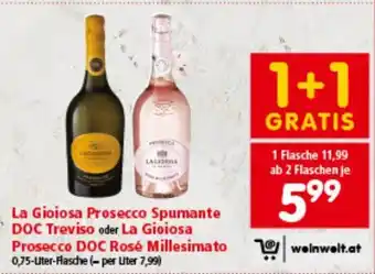 Interspar La Gioiosa Prosecco Spumante DOC Treviso Angebot