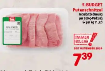 Interspar S-BUDGET Putenschnitzel In Selbstbedienung per Angebot