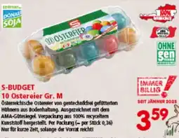 Interspar S-budget 10 ostereier gr. m Angebot