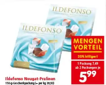 Interspar Ildefonso Nougat-Pralinen Angebot