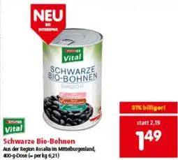 Interspar SCHWARZE BIO-BOHNEN Angebot