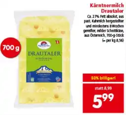 Interspar Kärntnermilch Drautaler Angebot