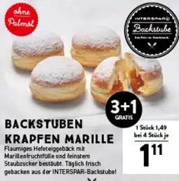 Interspar BACKSTUBEN KRAPFEN MARILLE Angebot