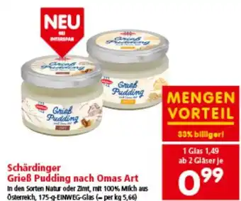 Interspar Schärdinger Grieß Pudding nach Omas Art Angebot