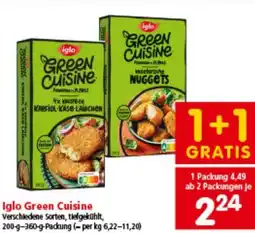 Interspar Iglo Green Cuisine Angebot