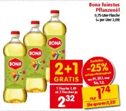 Interspar Bona feinstes Pflanzenöl Angebot