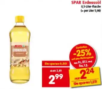 Interspar SPAR Erdnussöl Angebot