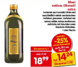 Interspar Mani natives Olivenöl extra Angebot