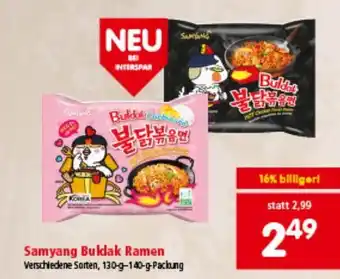 Interspar Samyang Buldak Ramen Angebot