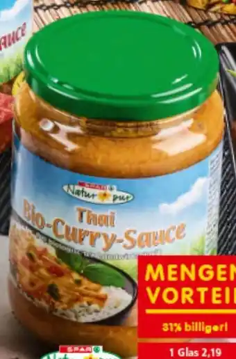 Interspar Thai Bio-Curry-Sauce Angebot