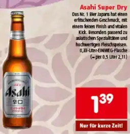 Interspar Asahi Super Dry Angebot