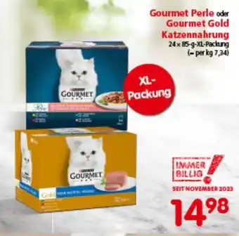 Interspar Gourmet Perle oder Gourmet Gold Katzennahrung Angebot