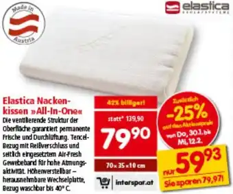 Interspar Elastica Nacken kissen All-In-One Angebot