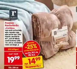 Interspar Premium Kuscheldecke Cortina Angebot