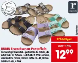 Interspar Rubin erwachsenen-pantoffeln Angebot