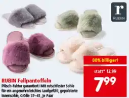 Interspar Rubin fellpantoffeln Angebot